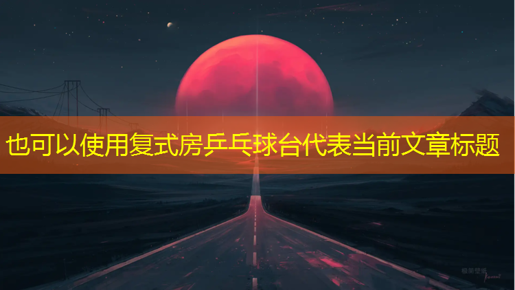 复式房乒乓球台